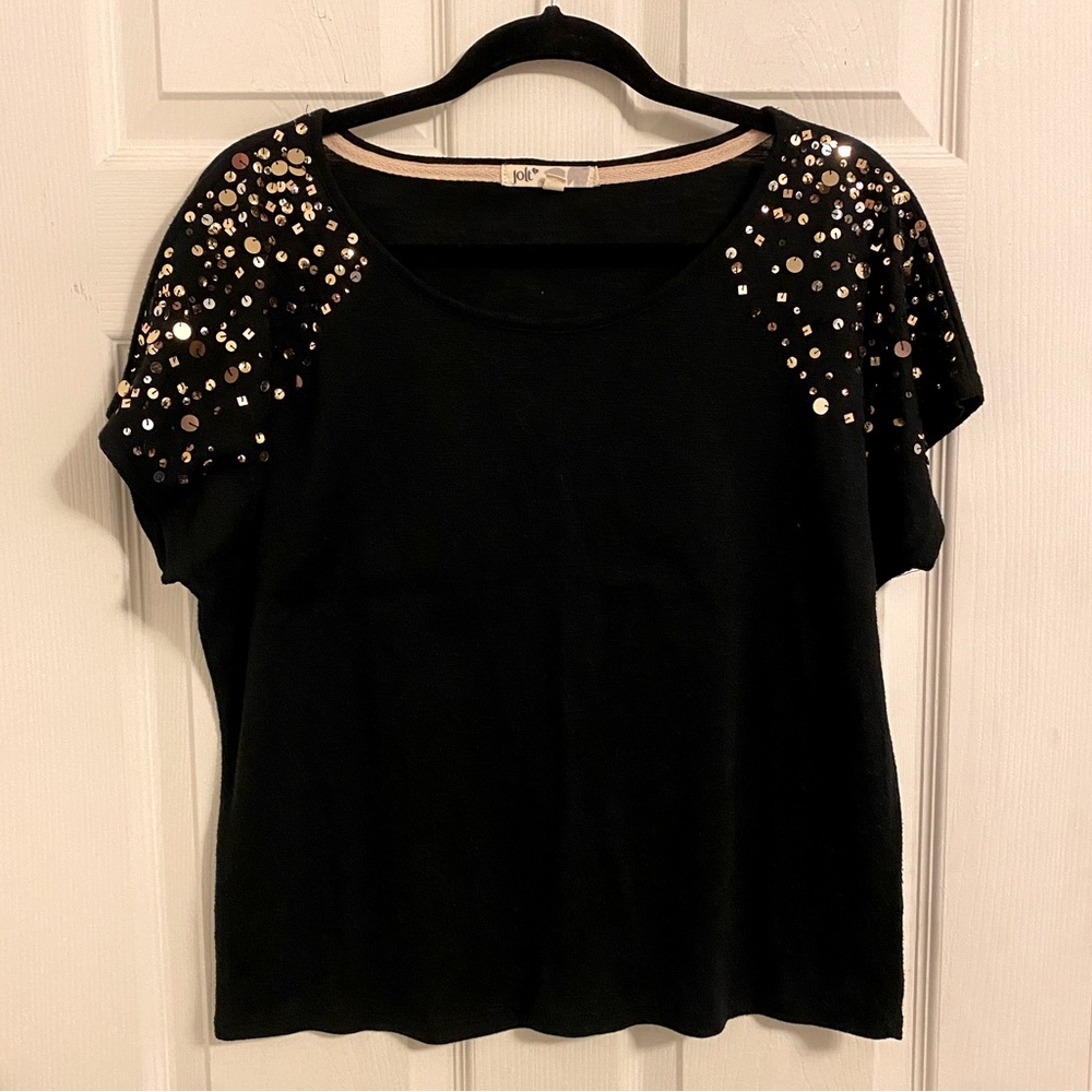 2/$10 Jolt sequined top, size M